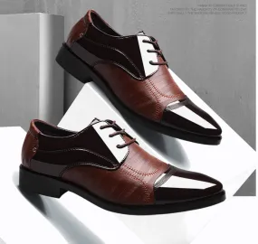 2021 summer new shoes men's business dress large size shoes fashion hundred tower wedding shoes