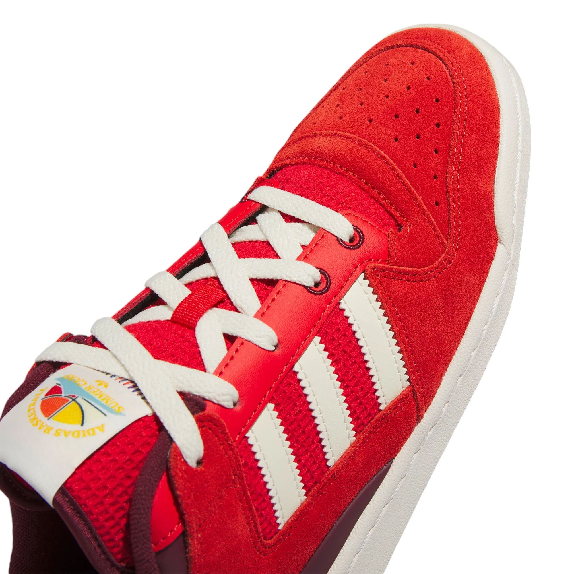 adidas Originals Forum Low Shoes - Red / Off White / Gum