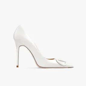 Adora White Matt Heels