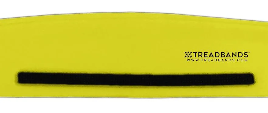 All-Season Contoured Headband - Solid Neon Yellow