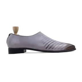 Arely - Men's Burnished Grey Calf Leather Loafer