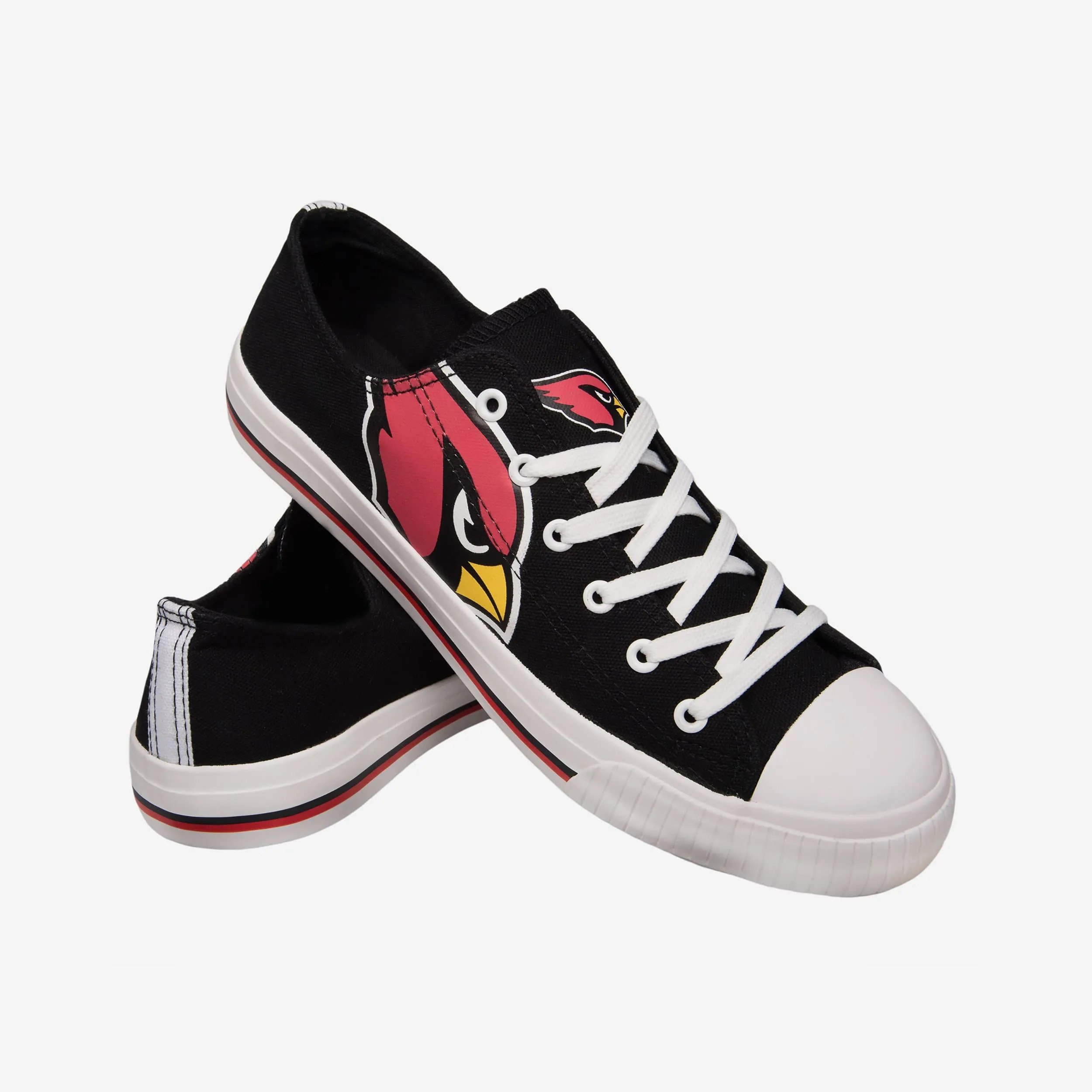 Arizona Cardinals Mens Low Top Big Logo Canvas Shoe