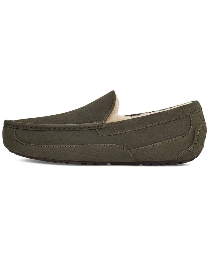 Ascot UGG men's moccasin slippers, green