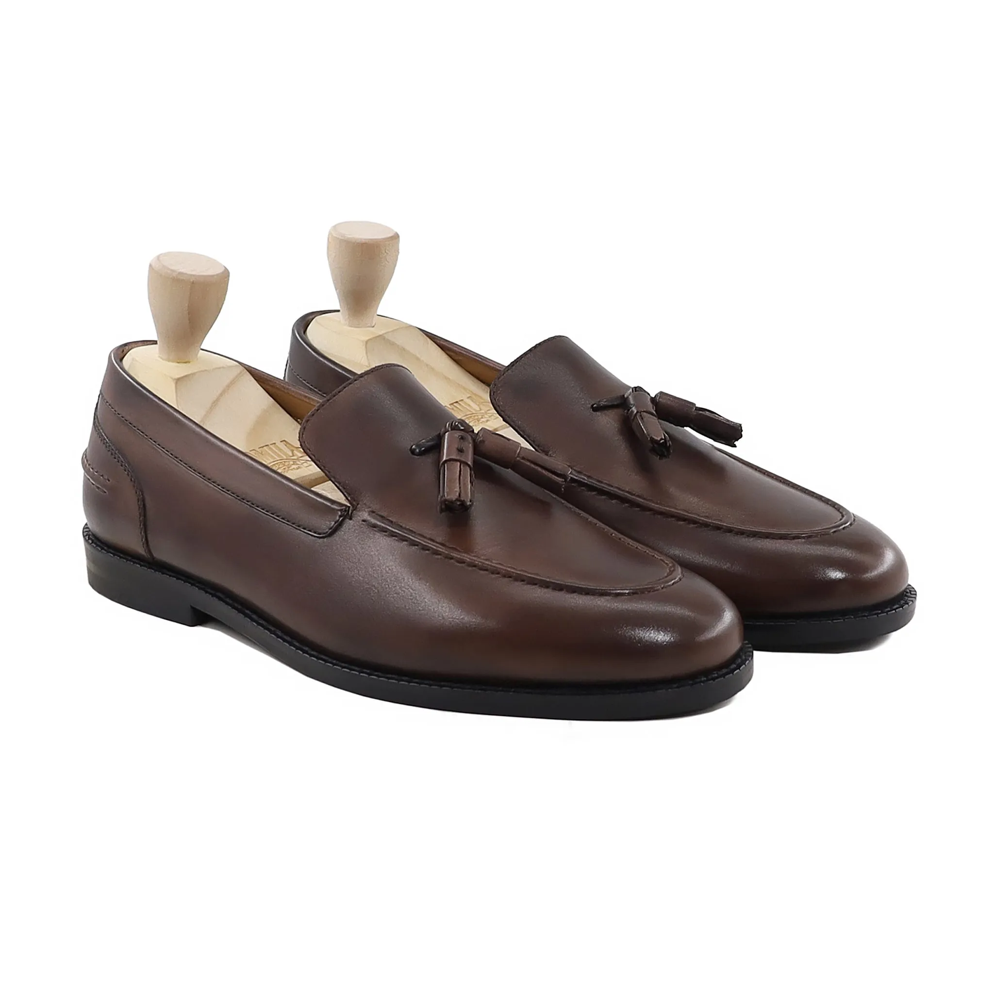 Autha - Men's Dark Oxblood Calf Leather Loafer