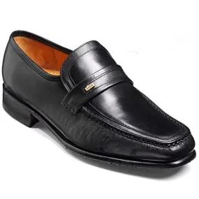 BARKER Wesley Shoes - Mens Moccasins - Black Calf