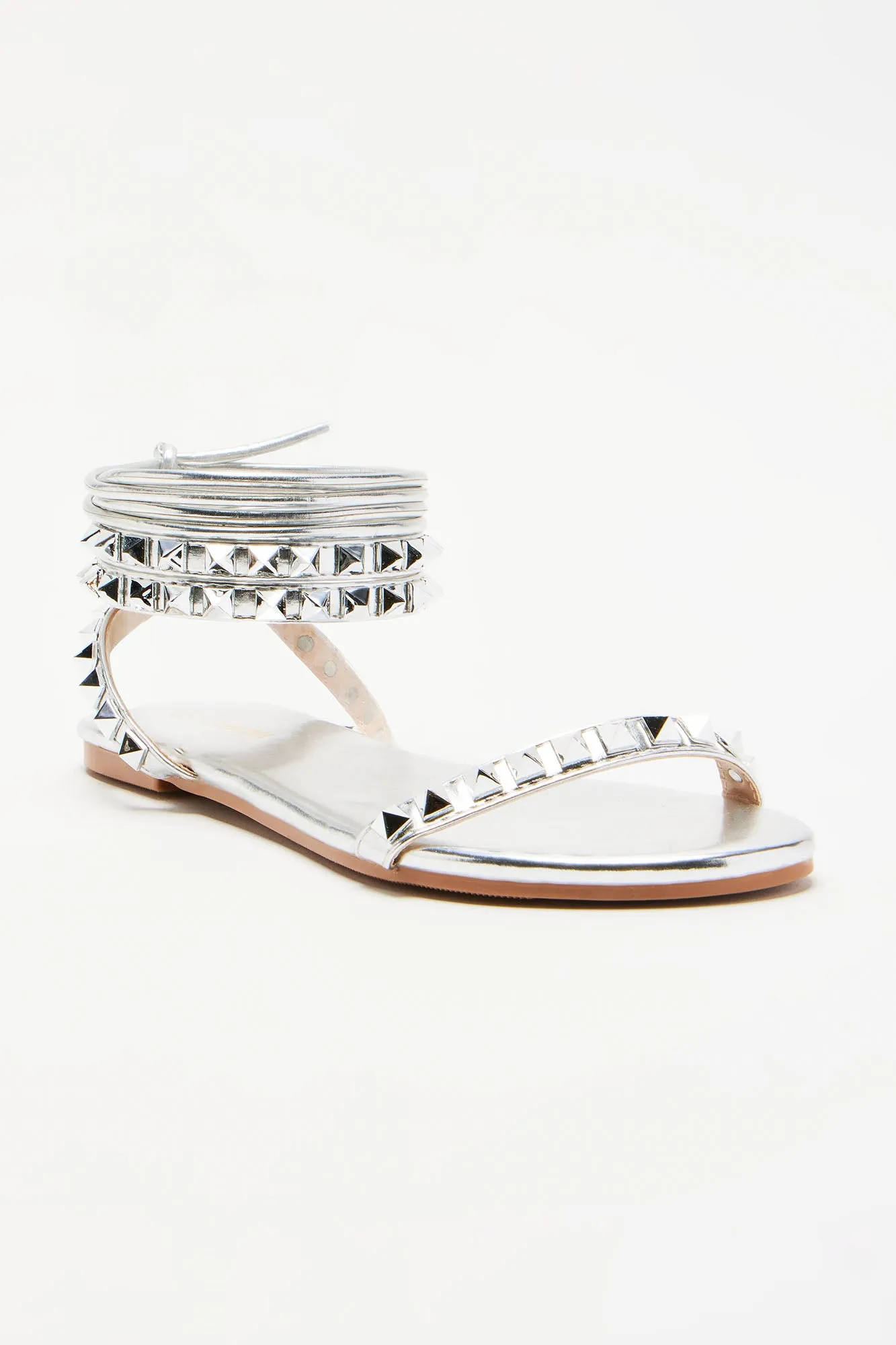 Better With You Flat Sandals - Silver