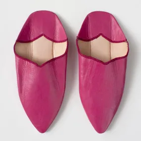 Bohemia Moroccan Babouche Slippers Fuchsia