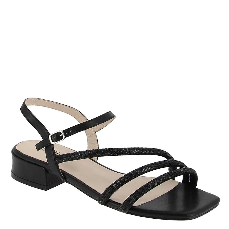 Bresley Sippa Black Heeled Sandal