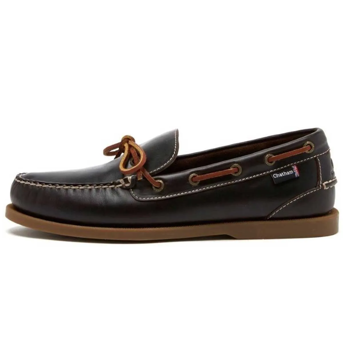 CHATHAM Mens Saunton G2 Slip-On Deck Shoes - Dark Seahorse