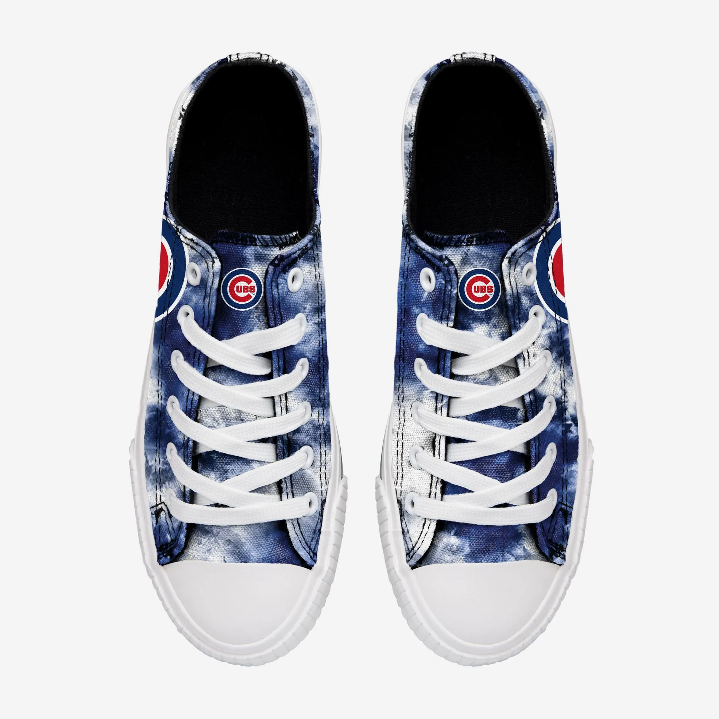 Chicago Cubs Womens Low Top Tie-Dye Canvas Shoe