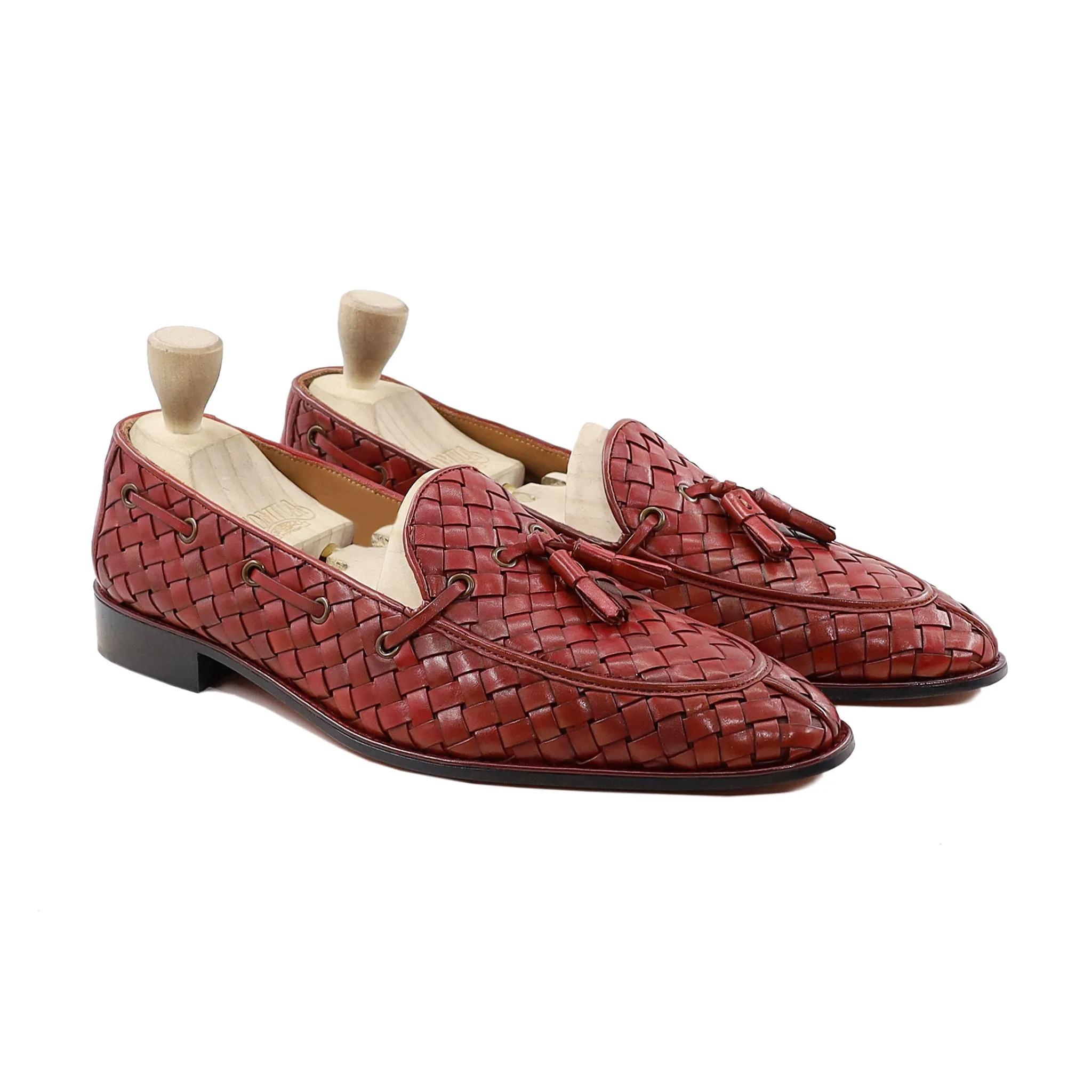 Darioma - Men's Oxblood Calf Leather Loafer