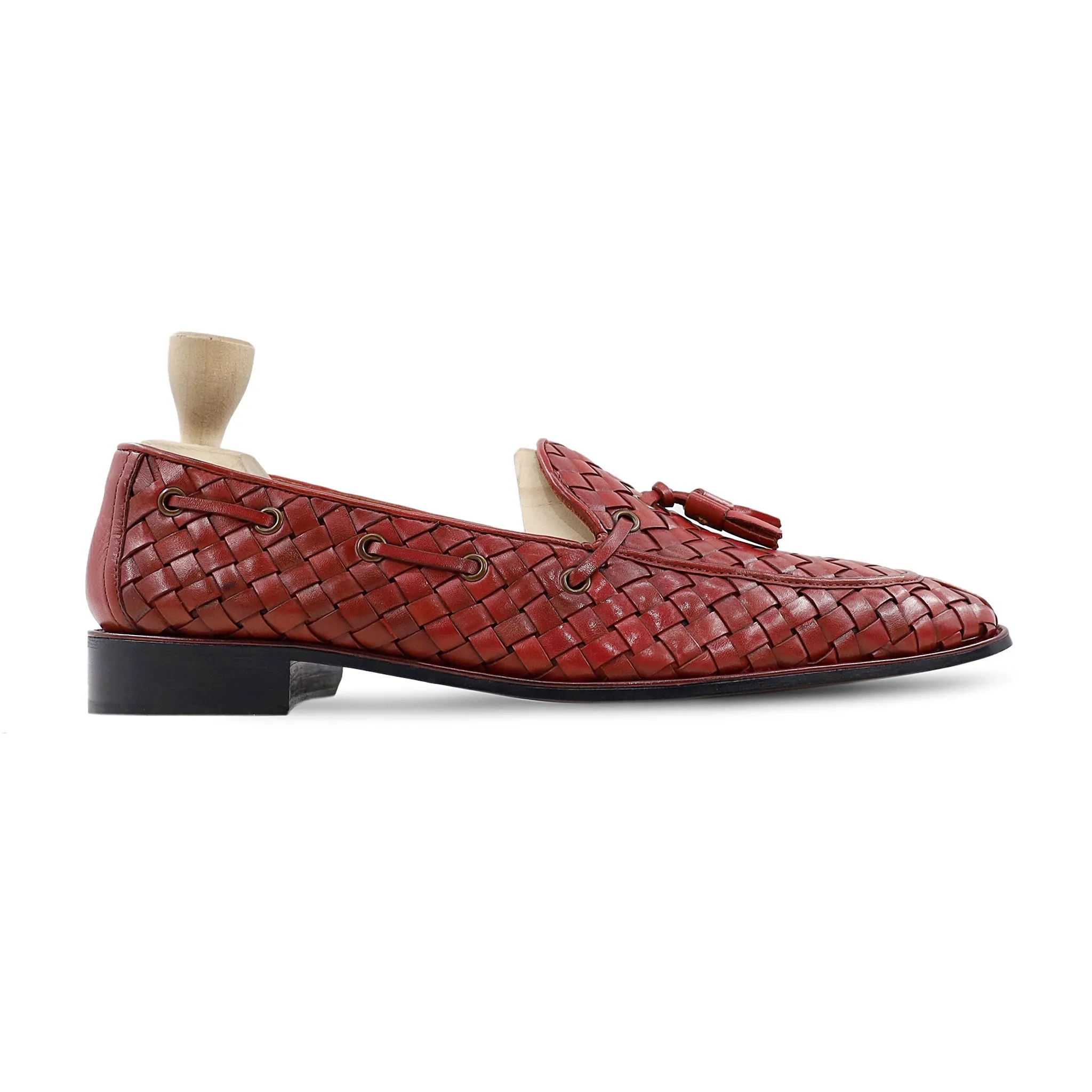 Darioma - Men's Oxblood Calf Leather Loafer