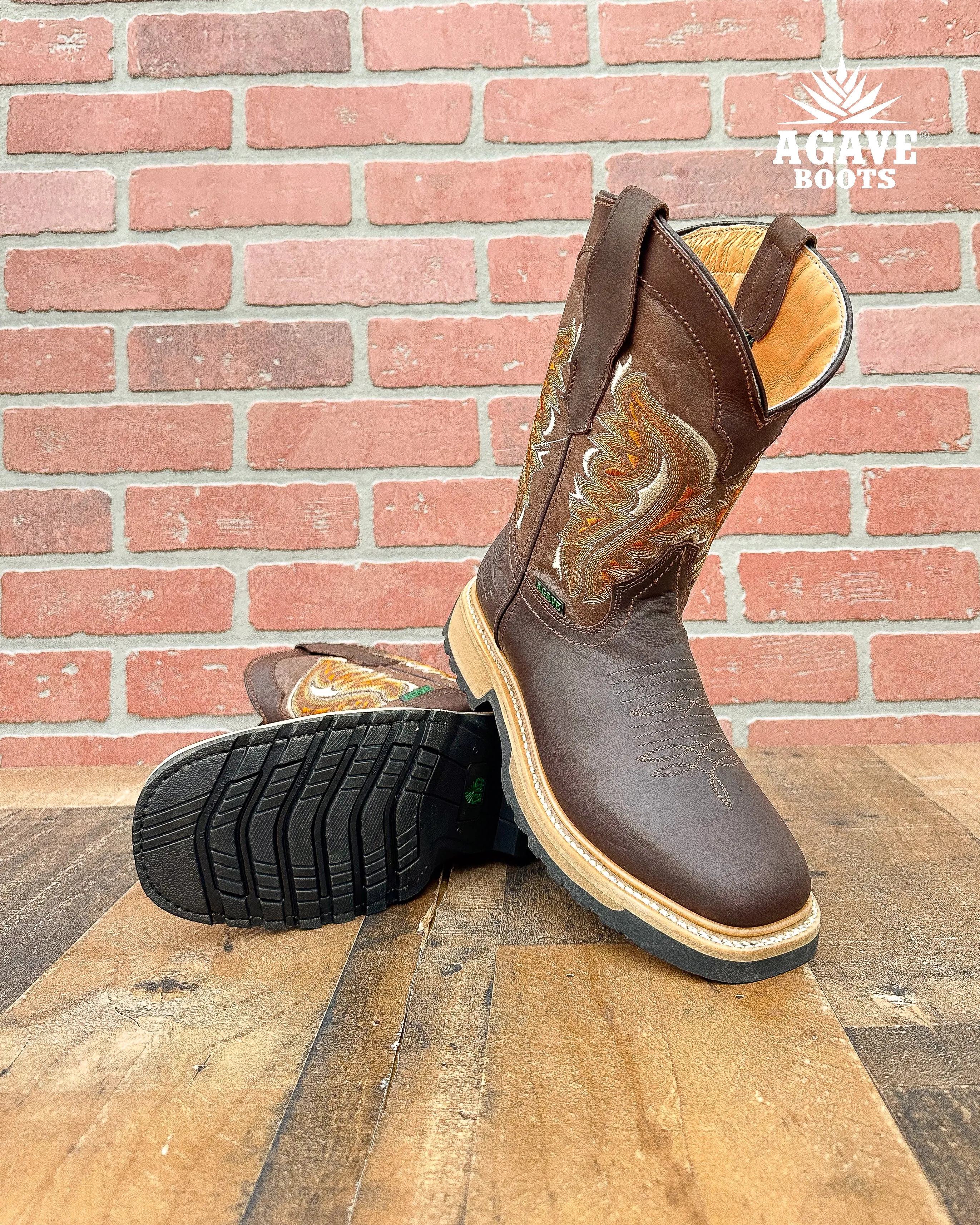 DARK BROWN (STEEL TOE) | MEN WORK BOOTS