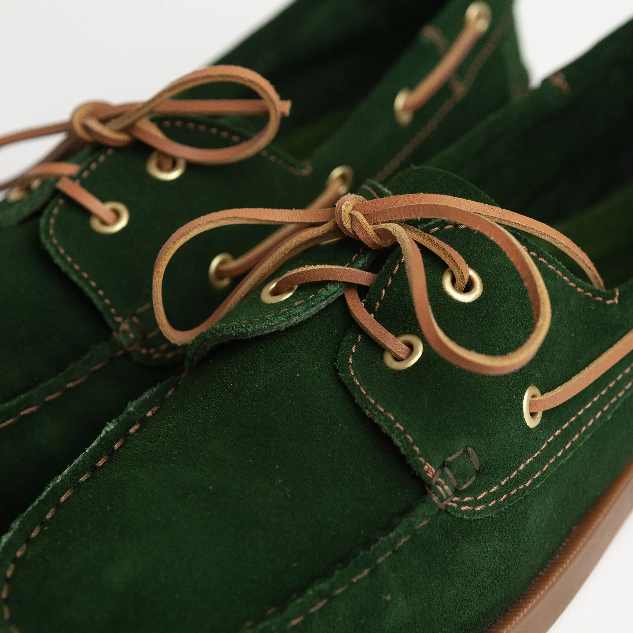 Deck Shoe in Forest Green