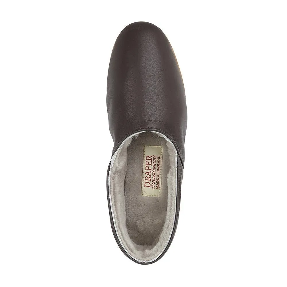 DRAPER PHILIP Sheepskin Slipper BLACK