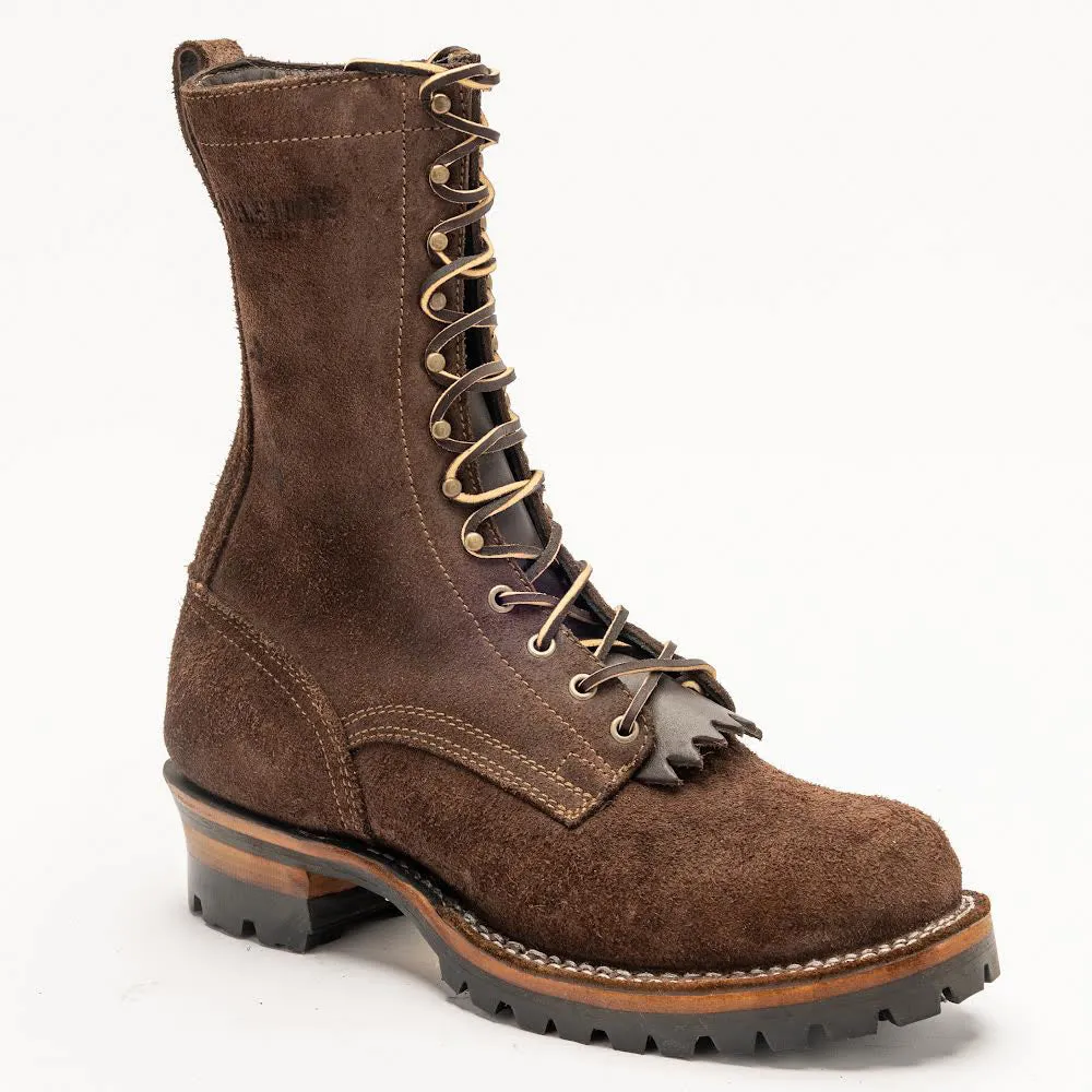 Drew's 10-Inch logger - Brown Rough Out