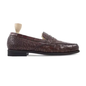 Figaro - Men's Chocolate Brown Calf Leather Loafer