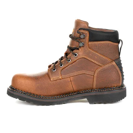 Georgia Men's 6" Giant Revamp Waterproof Work Boot - Brown GB00316