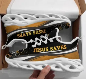 Jesus Saves Running Sneakers Max Soul Shoes - Christian Shoes For Men And Women