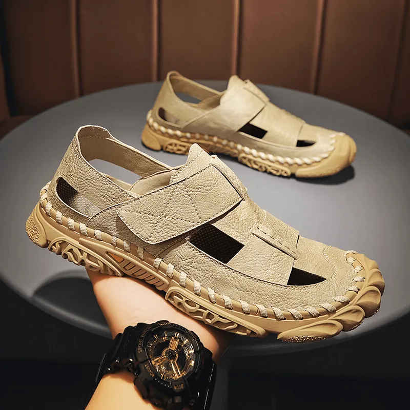 kkboxly kkboxly Men Breathable Lightweight Non-Slip Slip on Soft Beach Outdoor Sports Sandals