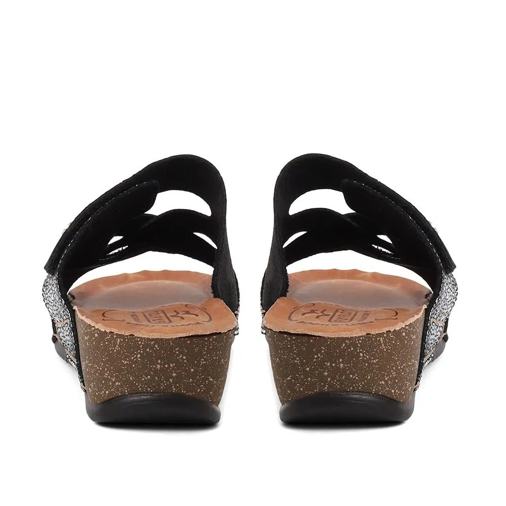 Leather Mule Sandals - FLY37055 / 323 226