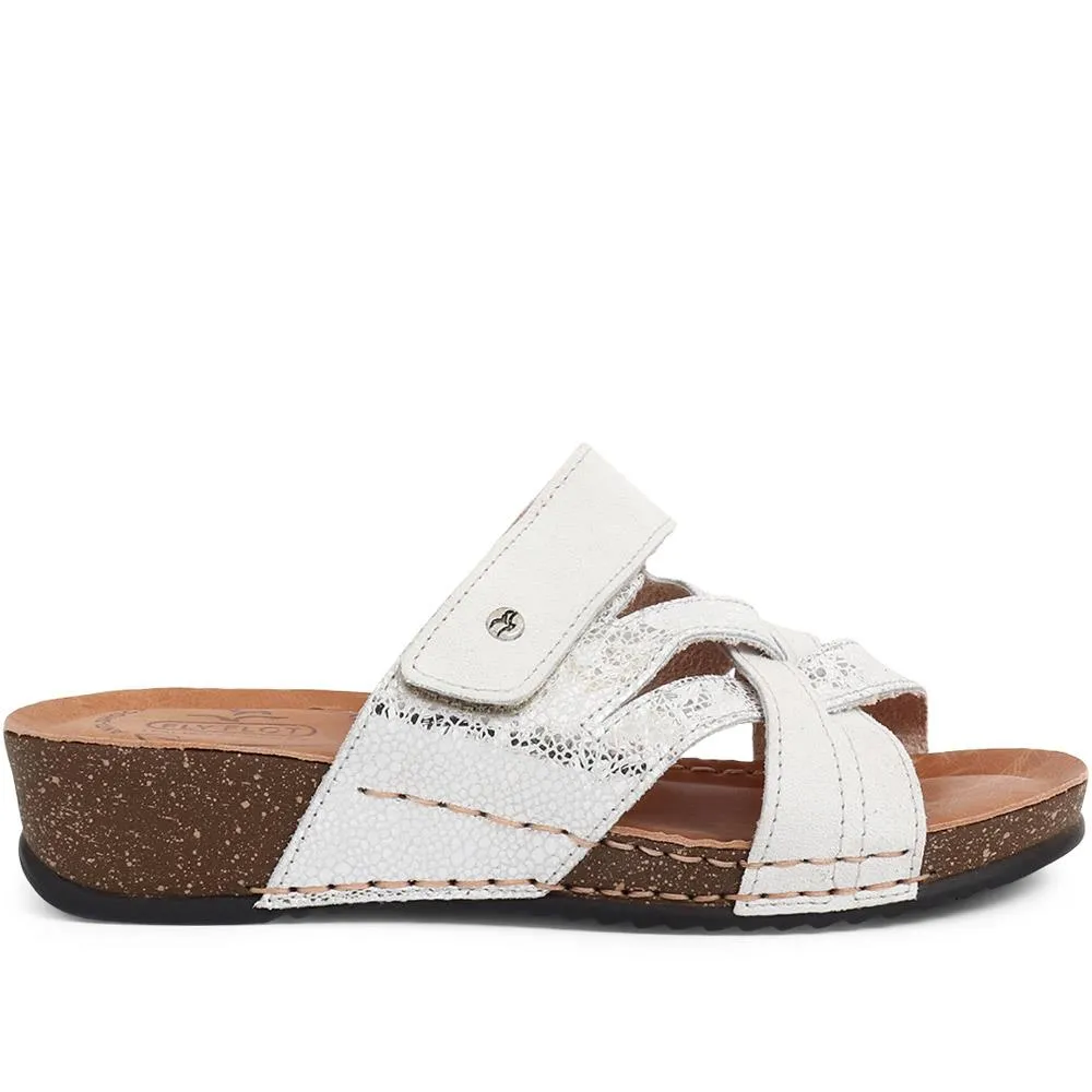 Leather Mule Sandals - FLY37055 / 323 226