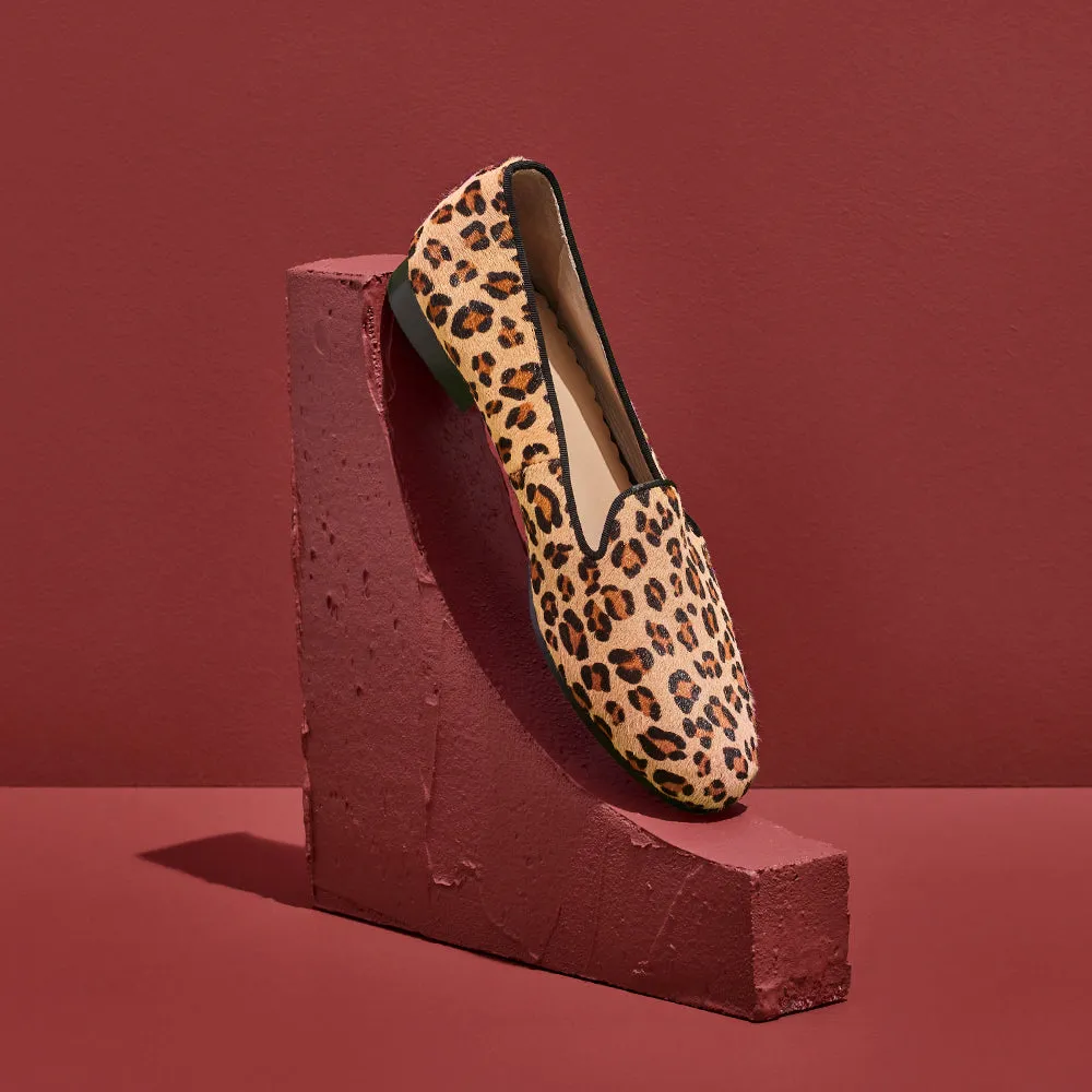 Lola Leopard Print Loafer