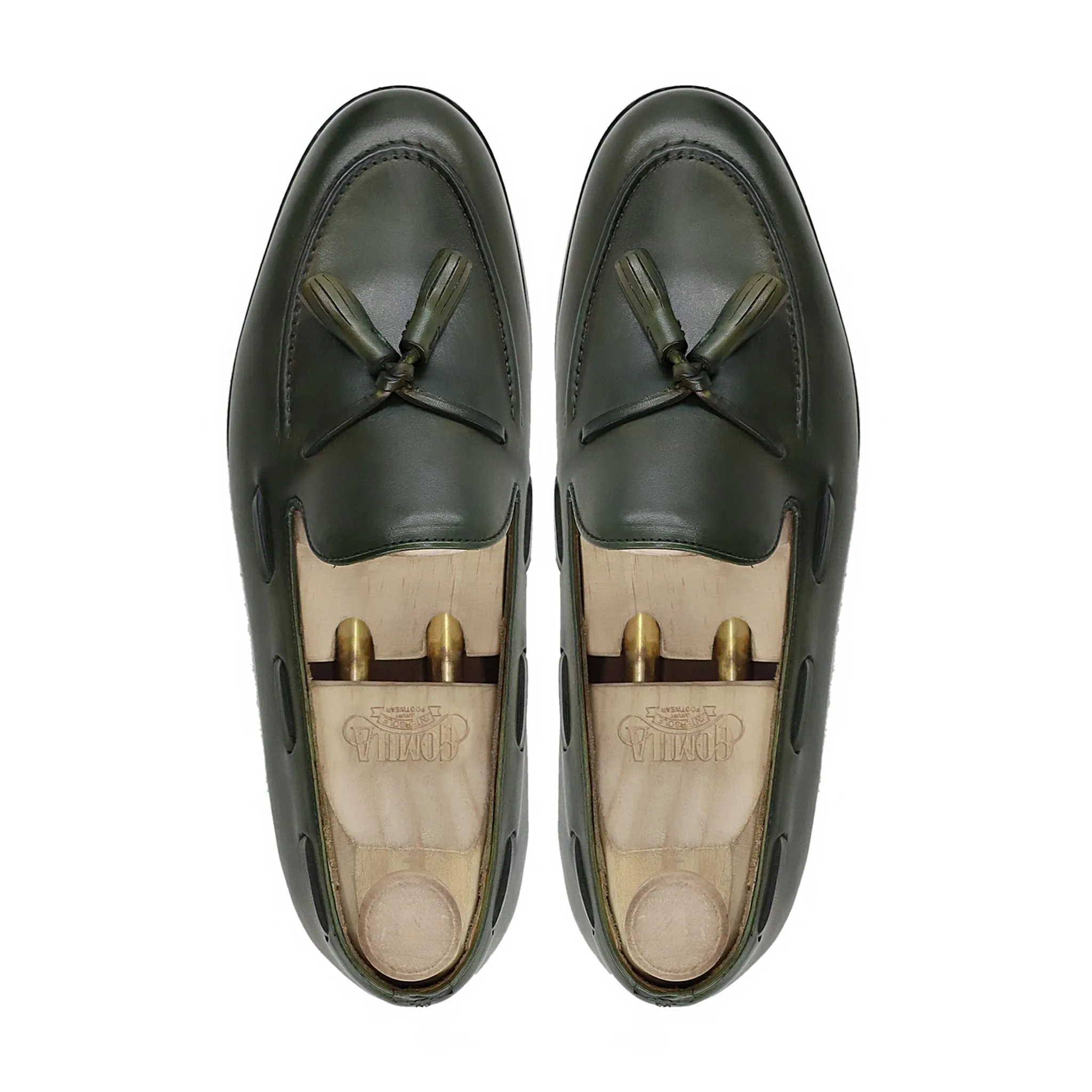 Melden - Men's Dark Green Calf Leather Loafer