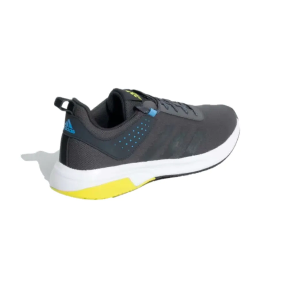 Men's Aerialrun Running Shoe (Grey Six/Grey/Pulse Blue/Acid Yellow)