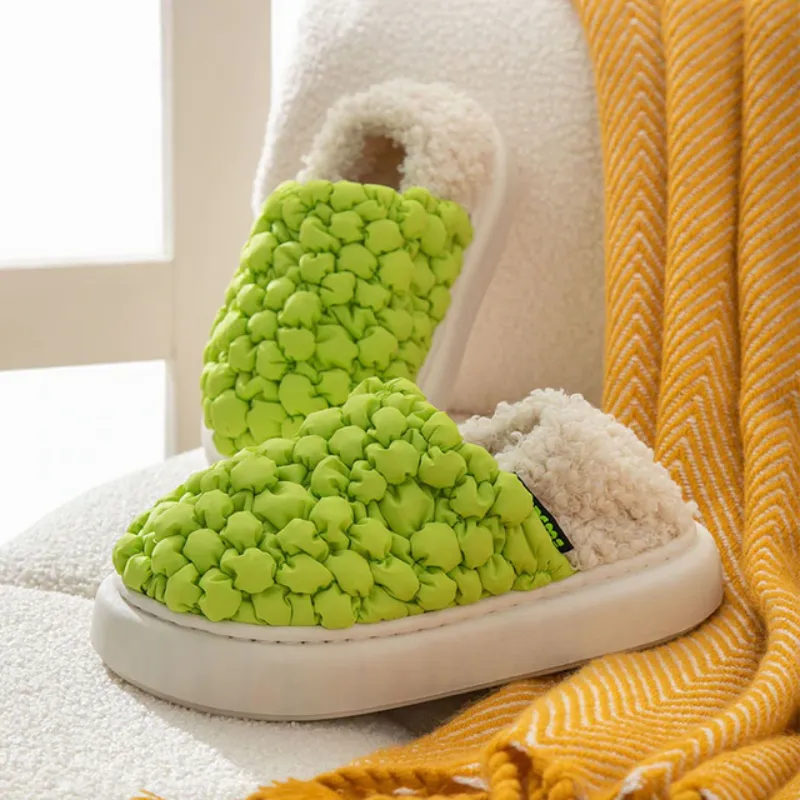 Pop-Puff Winter Slippers