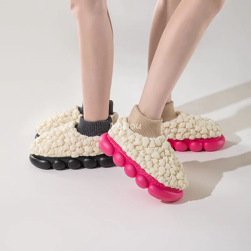 Pop-Puff Winter Slippers