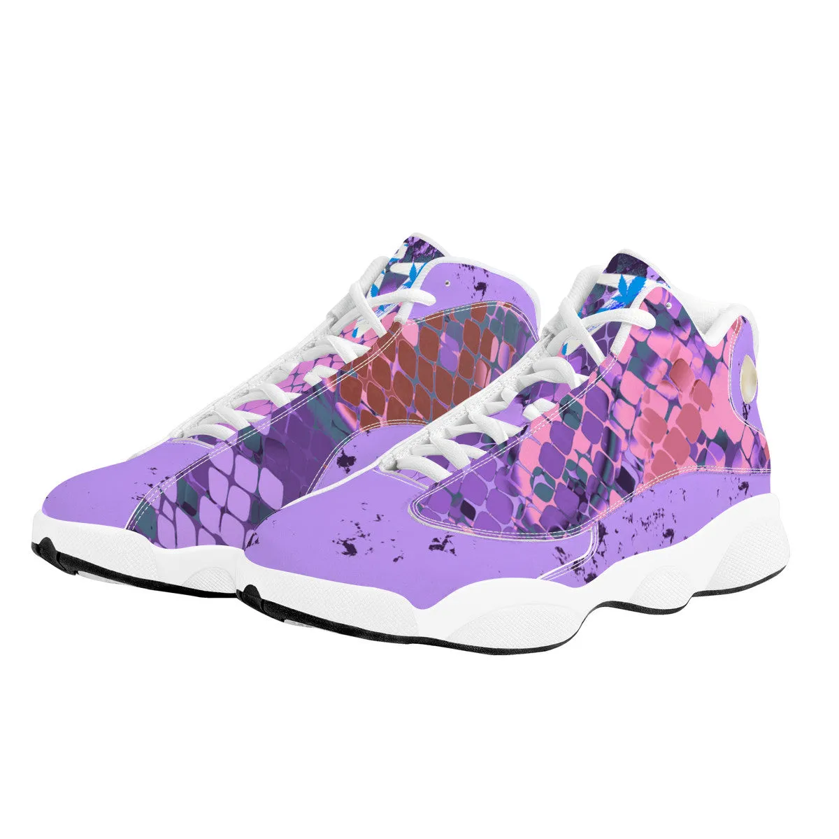 RVT Basketball Shoes - Purple Scales