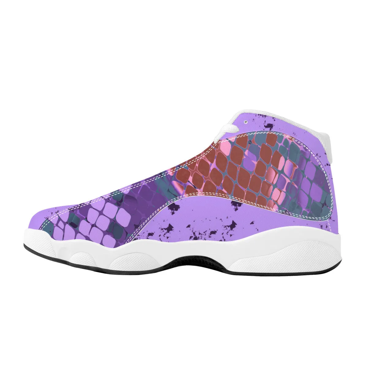 RVT Basketball Shoes - Purple Scales