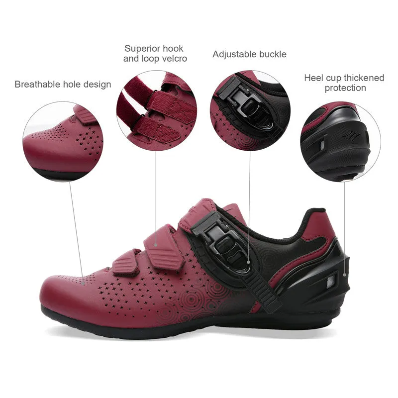 Santic Diana Red Women Road Cycling Shoes