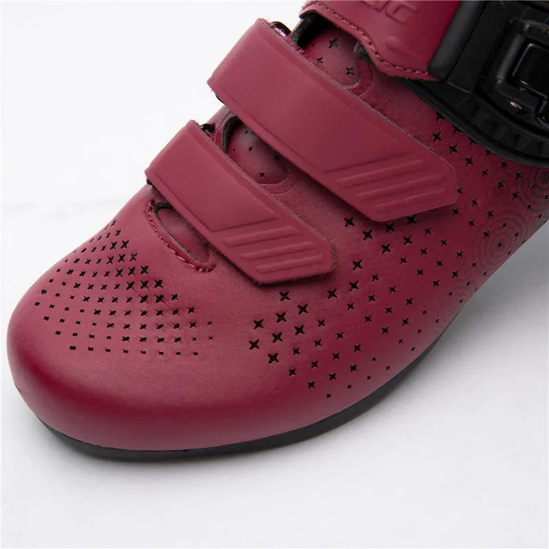 Santic Diana Red Women Road Cycling Shoes