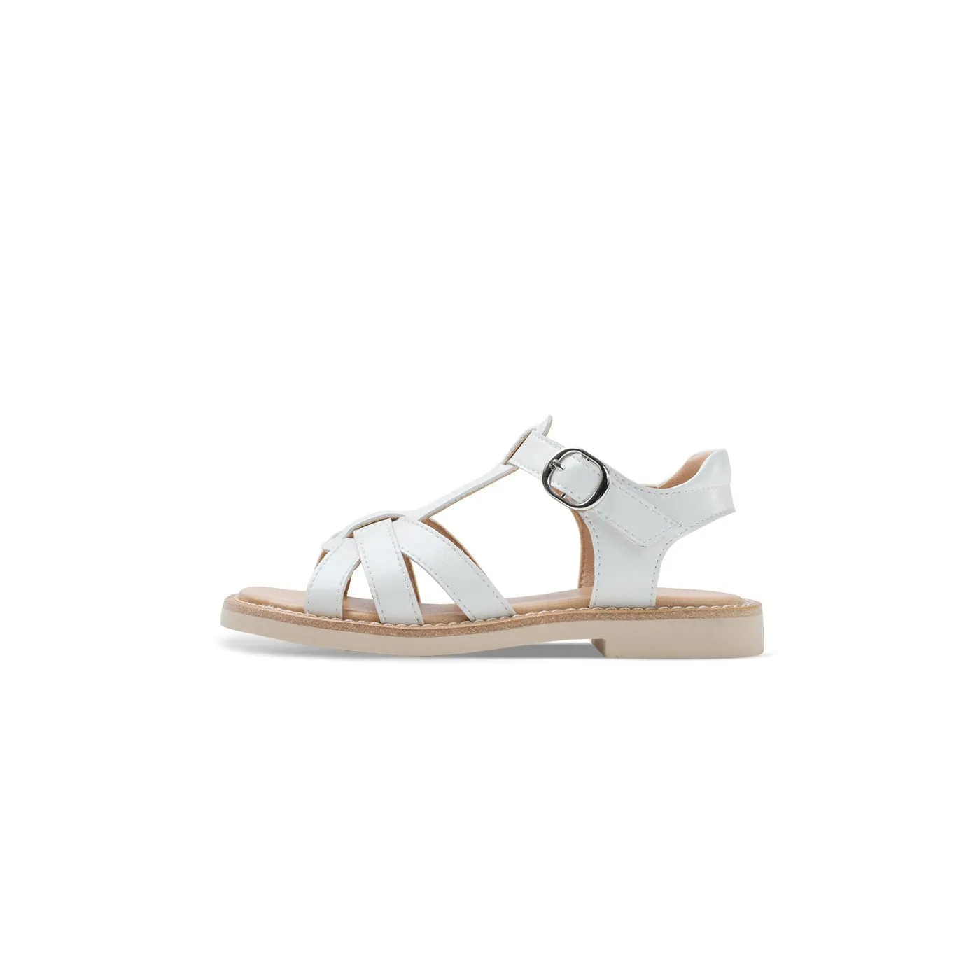 Summer Sand Soft Sole Anti-slip Girl White Sandals