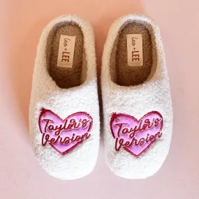 Taylor Swift Themed Plush Slippers - Perfect Gift for Fans