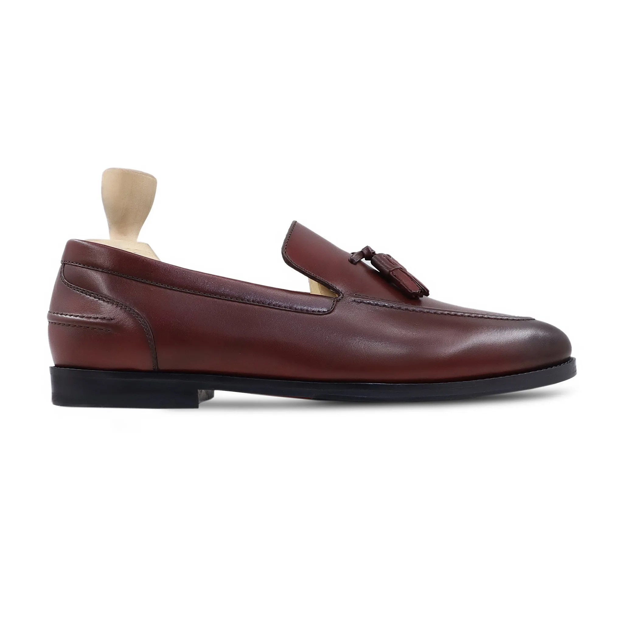 Winton - Men's Burnished Oxblood Calf Leather Loafer