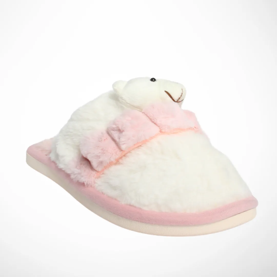 Women Cute Bear Slipper (Pink)