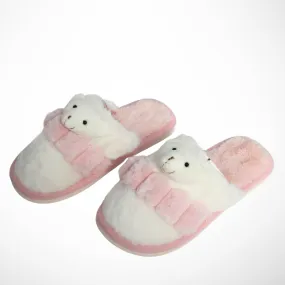 Women Cute Bear Slipper (Pink)