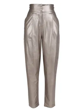 Xuele High Waist Trousers - Wood